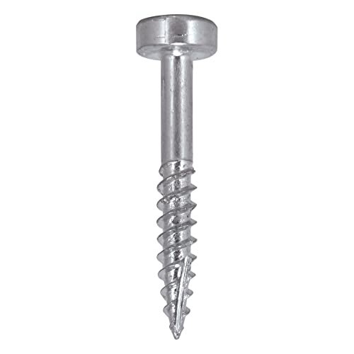 Trend Pocket Hole Screws for Hardwoods, 1 Inch Long, Pack of 500, Fine Self-Cutting Threaded Square Drive Screws, PH/6X25/500 - Image 2