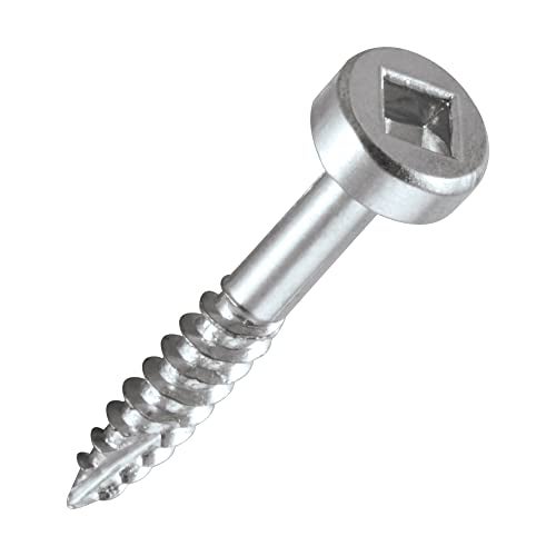 Trend Pocket Hole Screws for Hardwoods, 1 Inch Long, Pack of 500, Fine Self-Cutting Threaded Square Drive Screws, PH/6X25/500 - Image 1