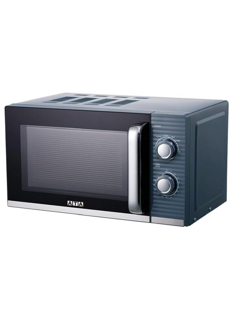 ATA Microwave 20 liter,1200 Watt,blue grey - MW20LN002
