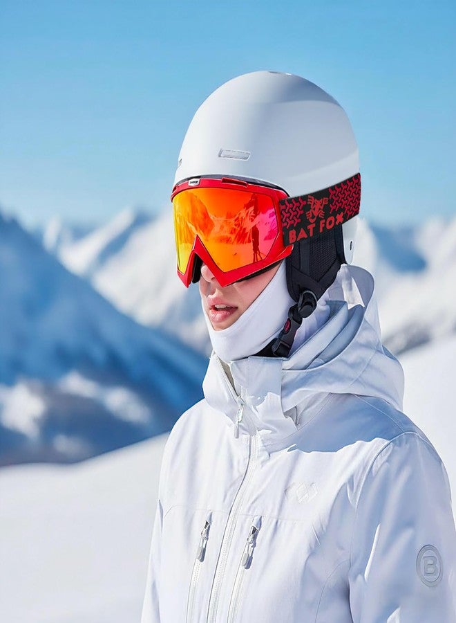 بات فوكس نظارات باتفوكس للتزلج على الجليد، مناسبة للرجال والنساء، توفر حماية كاملة من الأشعة فوق البنفسجية، مضادة للضباب، وحزام مانع للانزلاق. - Image 5