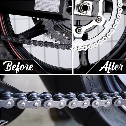 MIKANIX Bike Chain Lube/Lubricant Spray Cleaner For All Chain Type | Lubrication | Rust & Corrosion protection | Prevent Chain breakage | Noise (500 ml) - Image 3
