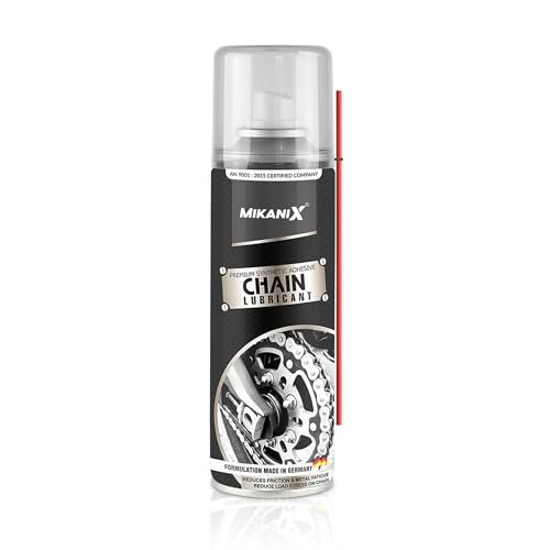 MIKANIX Bike Chain Lube/Lubricant Spray Cleaner For All Chain Type | Lubrication | Rust & Corrosion protection | Prevent Chain breakage | Noise (500 ml) - Image 1