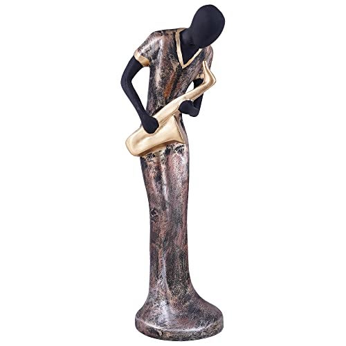 ZART Lady Hand in Saxophone Figurines Musical Instrument Showpiece for Living Room Decor, Home Shelves Decorative Showpiece (Multicolor) - Image 3
