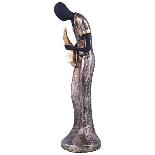 ZART Lady Hand in Saxophone Figurines Musical Instrument Showpiece for Living Room Decor, Home Shelves Decorative Showpiece (Multicolor) - Image 4