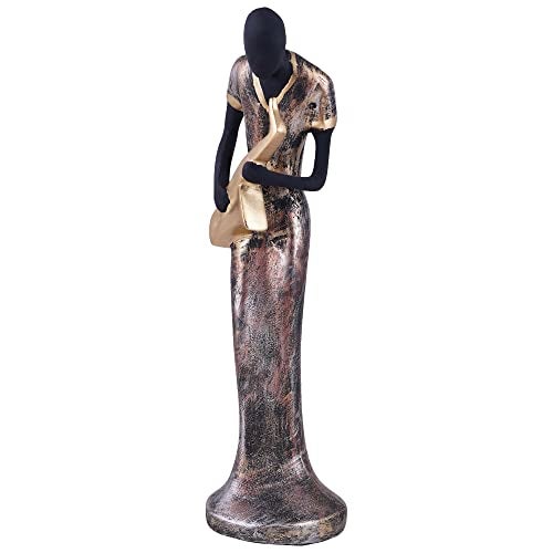 ZART Lady Hand in Saxophone Figurines Musical Instrument Showpiece for Living Room Decor, Home Shelves Decorative Showpiece (Multicolor) - Image 2