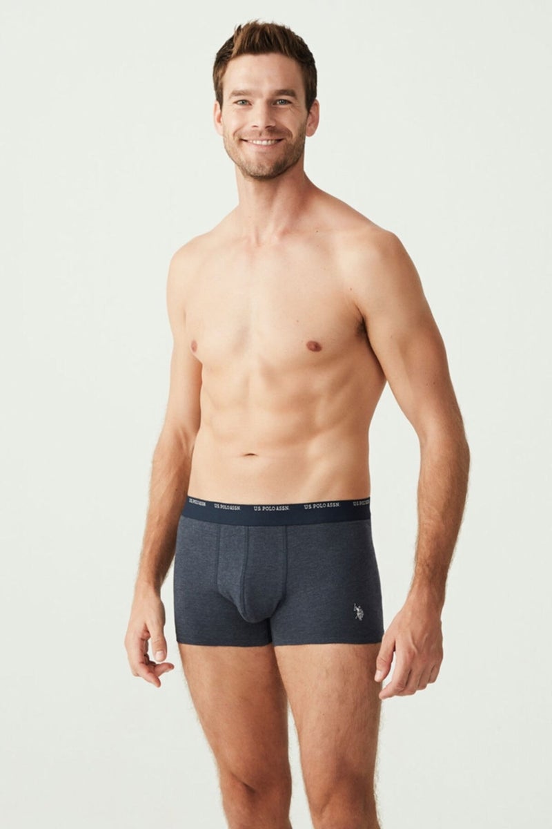 U.S. Polo Assn. 3-Pack Cotton and Lycra Men's Boxers, , Uspa Text Printed Lycra Men's Boxers  - Image 5