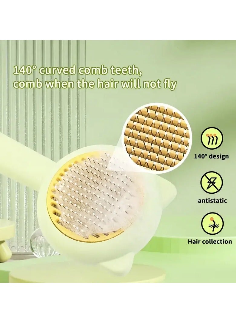 sharjah pigeon Self-Cleaning Cat Bathing & Massage Brush – Pet Grooming Comb for Shedding & Loose Hair Removal | Gentle Skin Massage for Cats & Dogs - Image 2