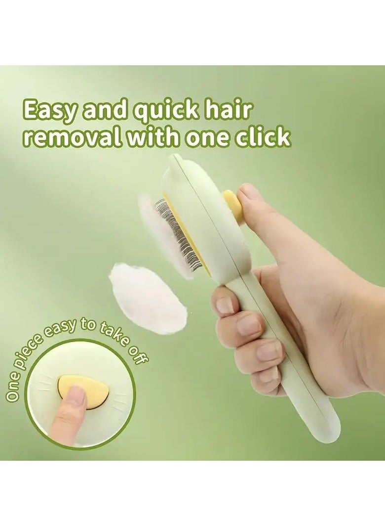 sharjah pigeon Self-Cleaning Cat Bathing & Massage Brush – Pet Grooming Comb for Shedding & Loose Hair Removal | Gentle Skin Massage for Cats & Dogs - Image 3