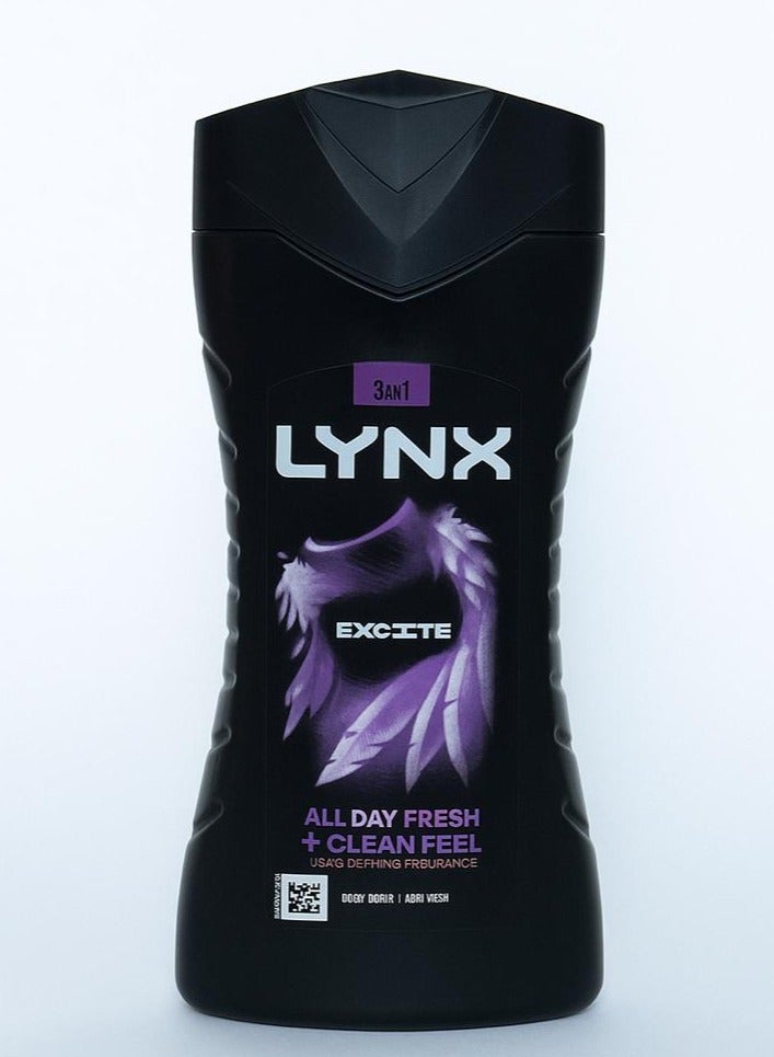 lynx غسول الجسم لينكس إكسايت 225 مل