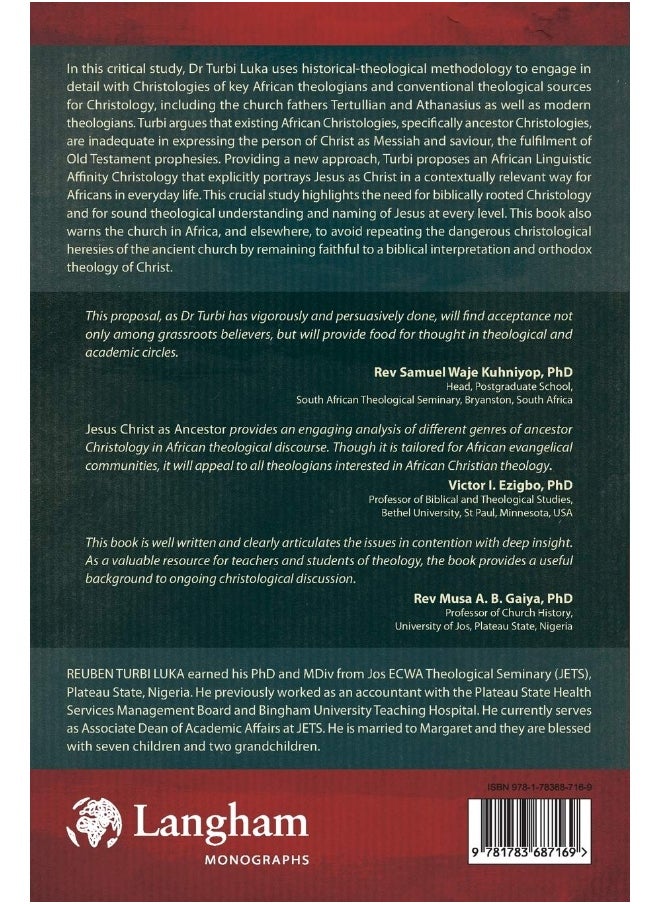 Jesus Christ as Ancestor: A Theological Study of Major African Ancestor Christologies in Conversation with the Patristic Christologies of Tertullian and Athanasius  - Image 2