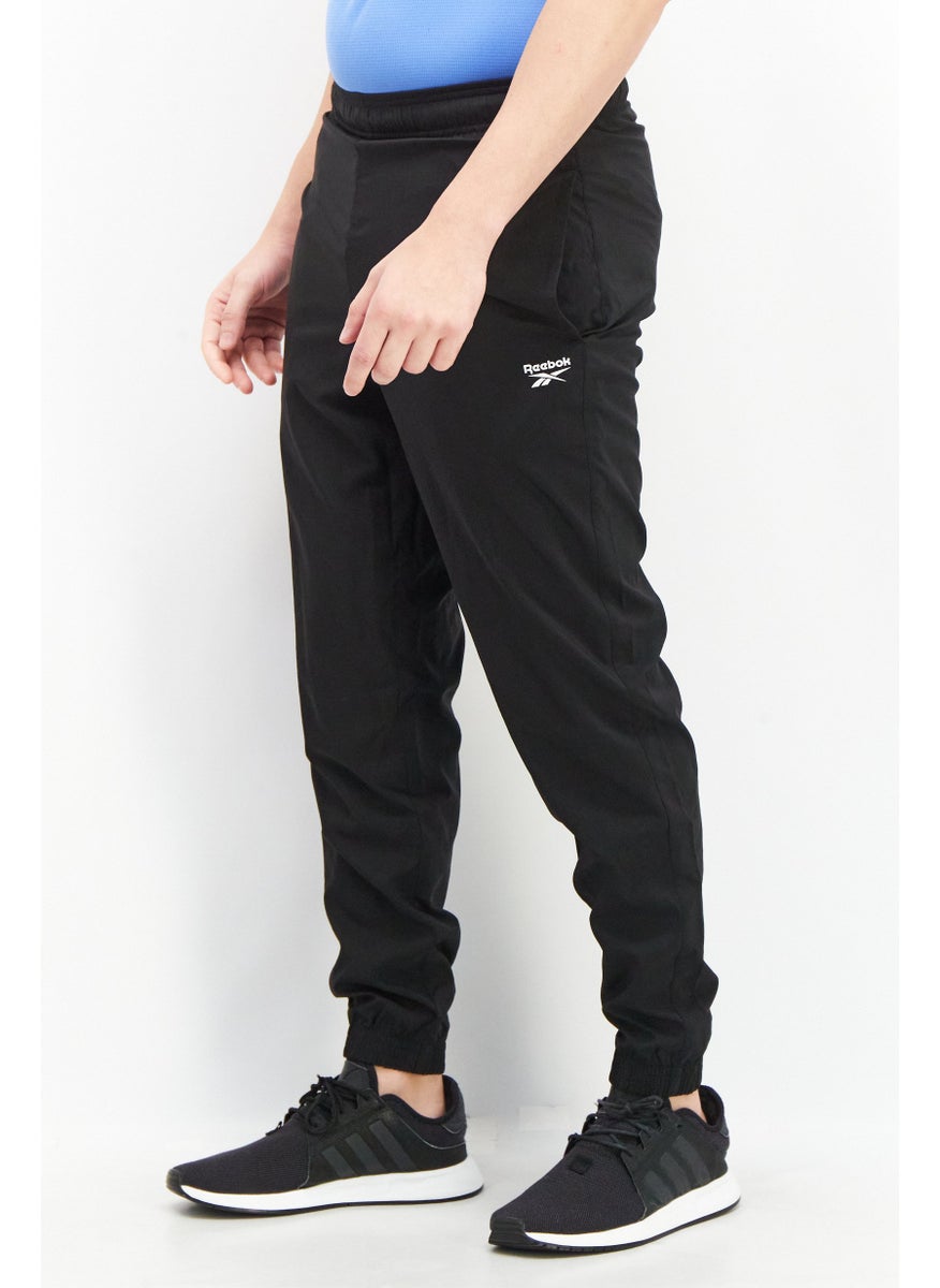 Reebok Men Sportswear Fit Brand Logo Training Jogger Pants, Black  - Image 2