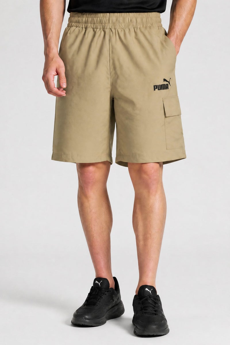 PUMA Men Sportswear Fit Outdoor Cargo Shorts, Beige - Image 1