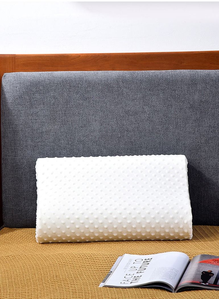 وسادة فوم الذاكرة (كبيرة) وسادة مريحة لدعم الرقبة/تخفيف الألم - Image 1