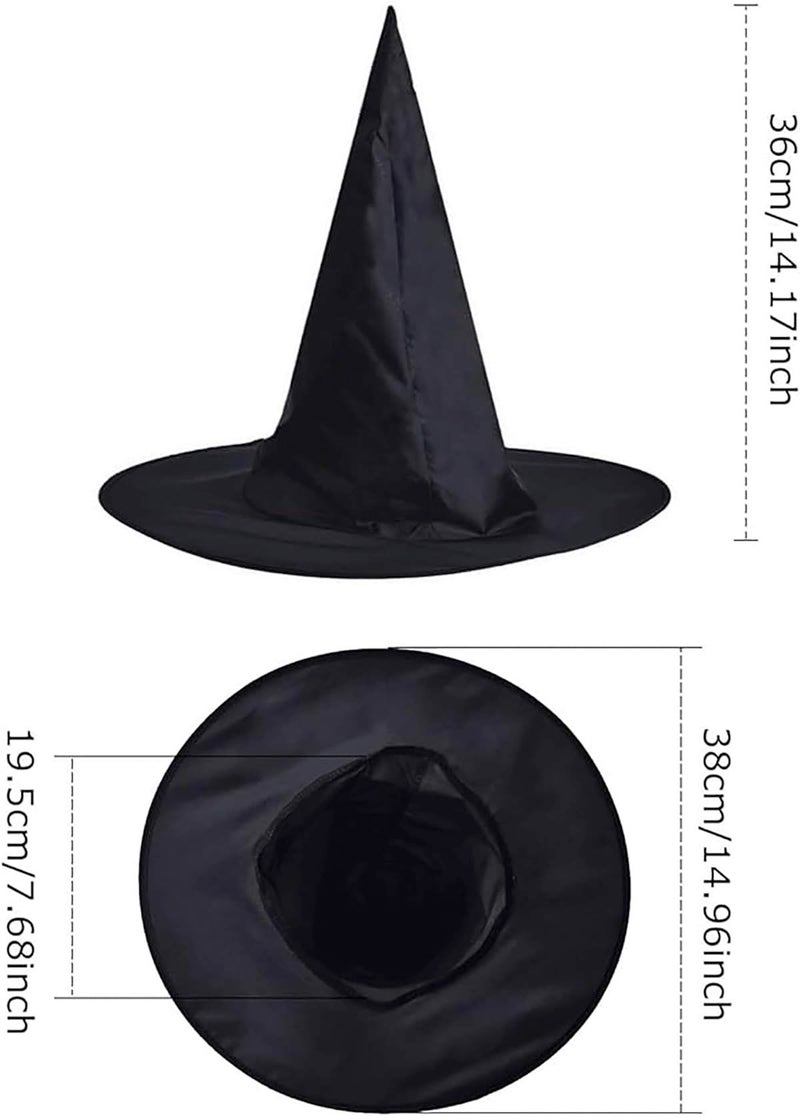 YUPPIN Halloween witch hat and novelty glass with vampire teeth - Image 3