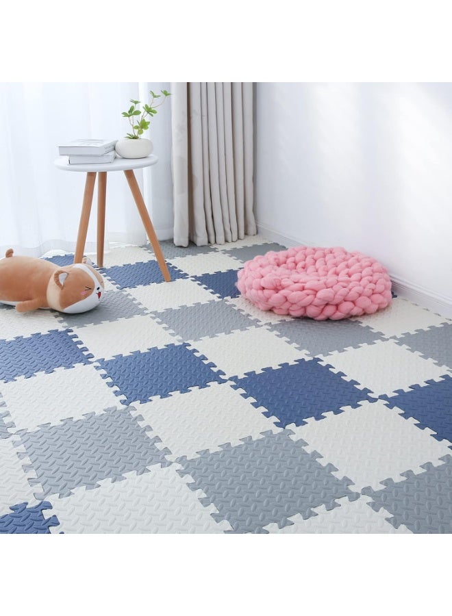 DOOKOO 36PCS Soft EVA Baby Play Mat, Composable Babies Play Pen Tummy Time Playmat u0026 Crawling Mats for Infants, Babies,Toddlers, Indoor Outdoor Use, BPA Free, 30*30cm, 12mm - Image 5