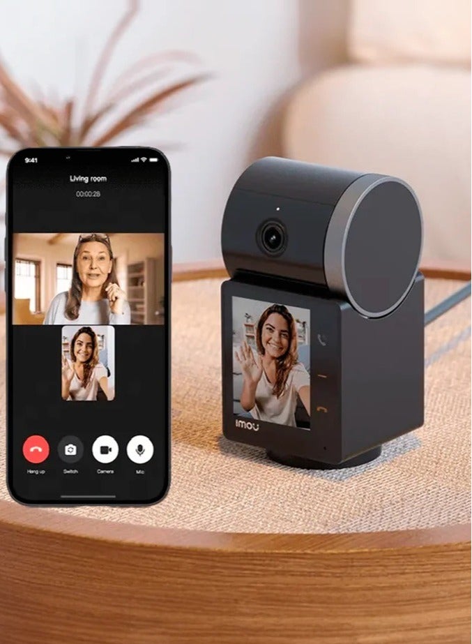 IMOU Rex VT 5MP Indoor Video Intercom Security Camera One-touch Video Call, 3K QHD Image, Human & Pet Detection, Powered by IMOU SENSE® and Abnormal Sound Alarm - Image 3