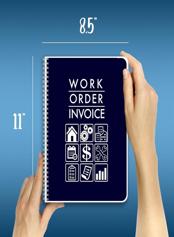 BookFactory Carbonless Work Order Invoice Book, Wire-O, 50 Sets - Image 4