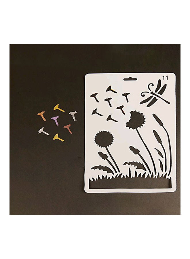 NIBEMINENT Multi-Functional Drawing Stencil White