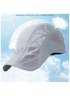 BreeJooy Men mesh cap baseball cap running hat quick drying hats unisex breathable sport solid color snapback hat  - Image 2