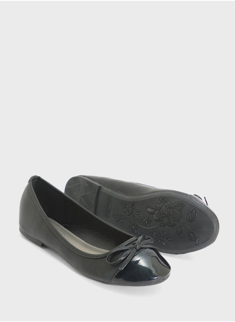 Spot-On Patent Toe Classic Ballerina  - Image 4