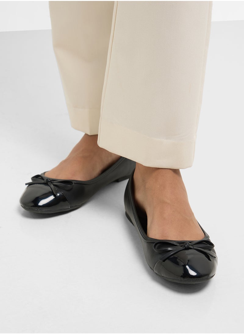 Spot-On Patent Toe Classic Ballerina  - Image 5