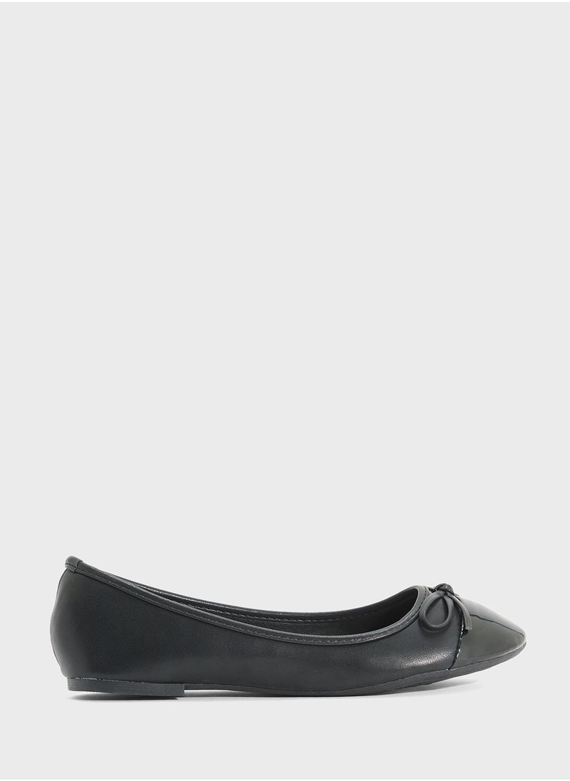 Spot-On Patent Toe Classic Ballerina  - Image 1