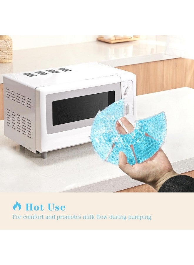 Beauenty 2 Pcs Hot/Cold Breast Gel Bead Ice Packs Breast Cooling/Heat Pads Relief for Breastfeeding, Nursing Pain, Mastitis, Engorgement, Swelling, Plugged Ducts | Boost Milk Let-Down & Production - Image 3