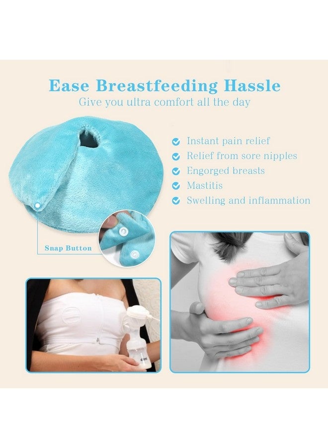 Beauenty 2 Pcs Hot/Cold Breast Gel Bead Ice Packs Breast Cooling/Heat Pads Relief for Breastfeeding, Nursing Pain, Mastitis, Engorgement, Swelling, Plugged Ducts | Boost Milk Let-Down & Production - Image 5