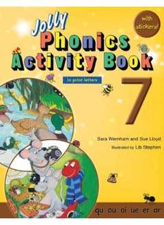 Jolly Phonics Activity Book 7: In Print Letters (American English Edition) (Jolly Phonics Activity Books, Set 1-7)  - Image 1