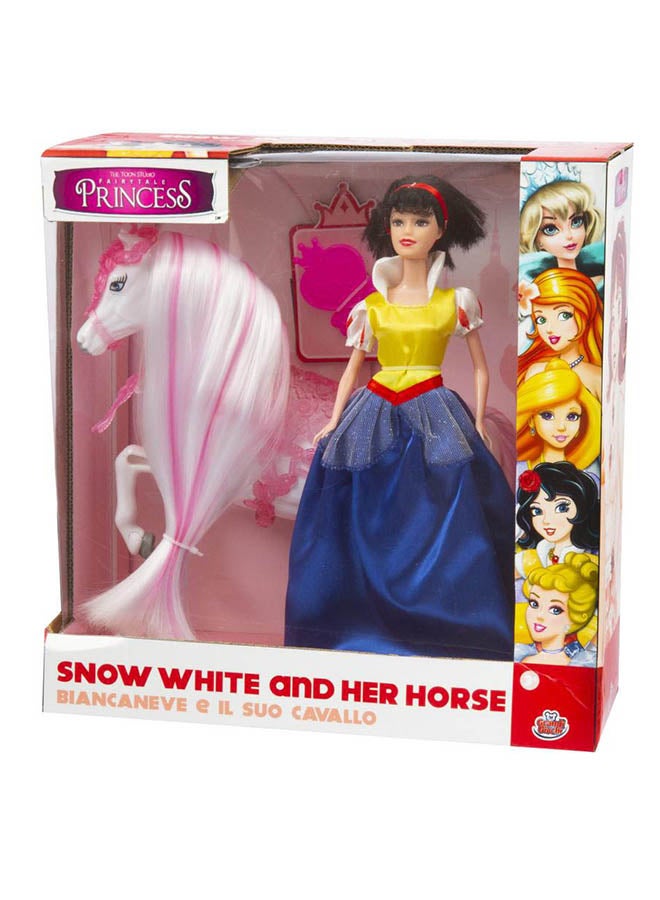 Grandi الأميرة سنو وايت 30 سم مع الحصان (Gg03024E) - Image 1