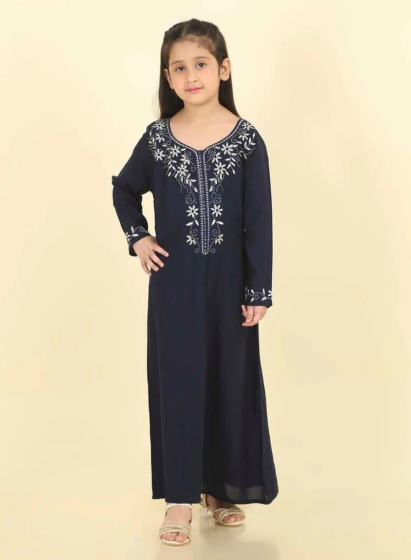 HANA & SARA Stunning Arabic Jalabiya for Special Occasions | Hand-Embroidered Dress