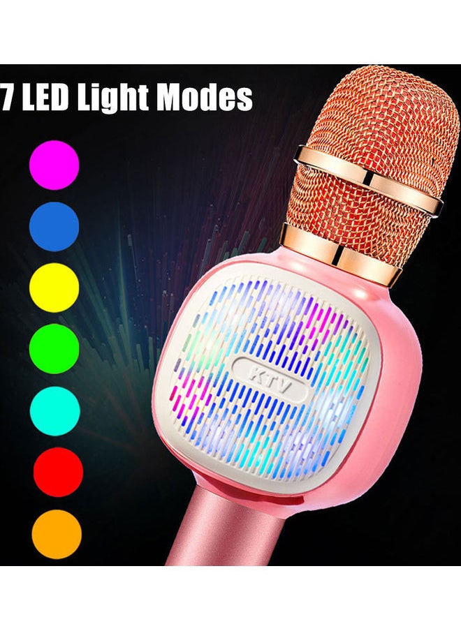 Generic - Wireless Microphone Condenser Portable Monitoring Mic With Led Lights black - Image 1