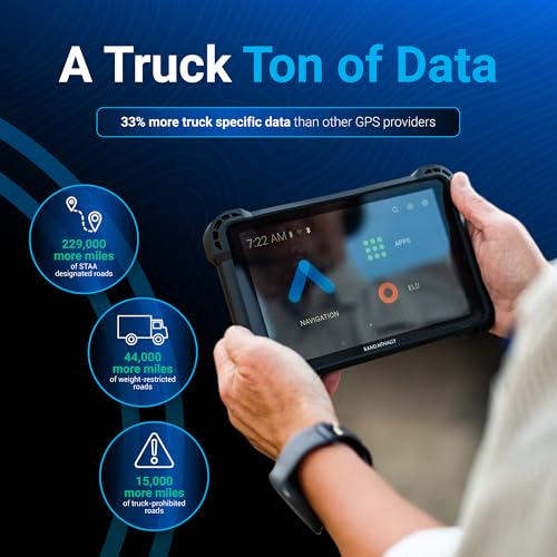 Rand McNally RANDTAB7 7-inch GPS Truck Navigator with Industry's Best Custom Trucking Routes, Rand Navigation 2.0 with 2025 Maps - Image 2