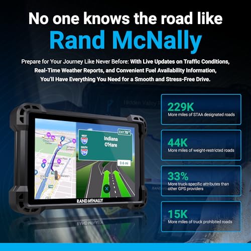 Rand McNally RANDTAB7 7-inch GPS Truck Navigator with Industry's Best Custom Trucking Routes, Rand Navigation 2.0 with 2025 Maps - Image 3