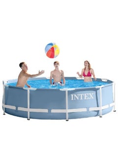 INTEX Swimming Pool 3.66x76cm with Water Pump Filter Grey 6503 L 26712  - Image 2