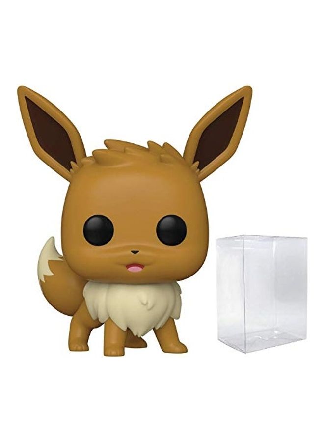 نيبمينينت مجسم من الفينيل لشخصية إيفي مسلسل Pokemon" مع علبة واقية" - Image 1