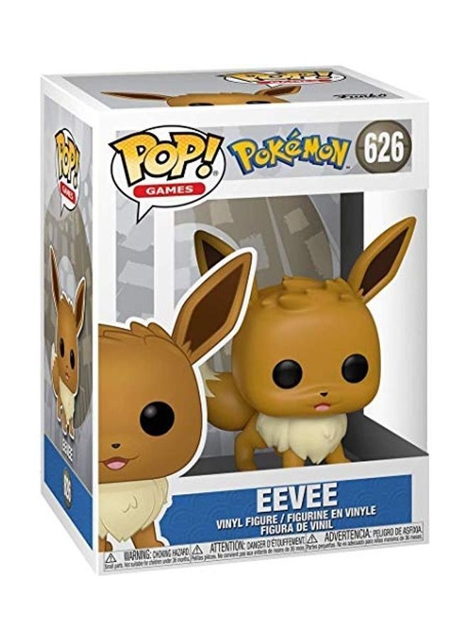 نيبمينينت مجسم من الفينيل لشخصية إيفي مسلسل Pokemon" مع علبة واقية" - Image 4