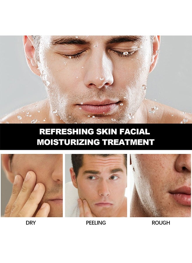 EELHOE - Moisturizing Balm - Men's Face Cream, Refreshing Face,Moisturizing Treatment, Shrinking Pores, Has The Effect Of Reducing Skin Sagging, Suitable For All Skin Types 50ML - Image 1