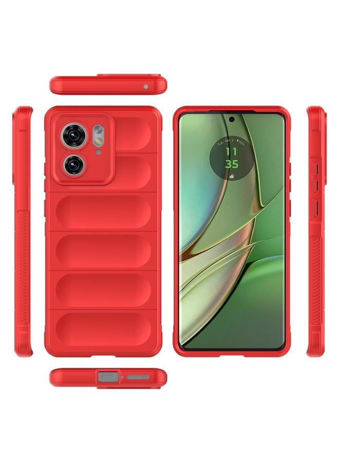 اس-توب جراب لهاتف Motorola Edge 40 5G Magic Shield TPU + جراب هاتف من الفلانيل - Image 3