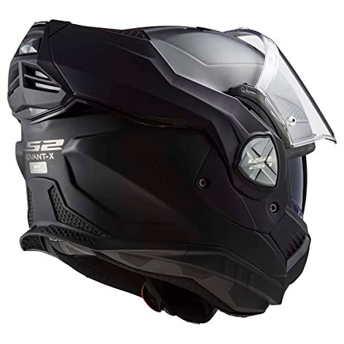 LS2 Helmets Advant X Modular Helmet with Integrated Cardo 4X Bluetooth (Matte Black - 3X-Large) - Image 4