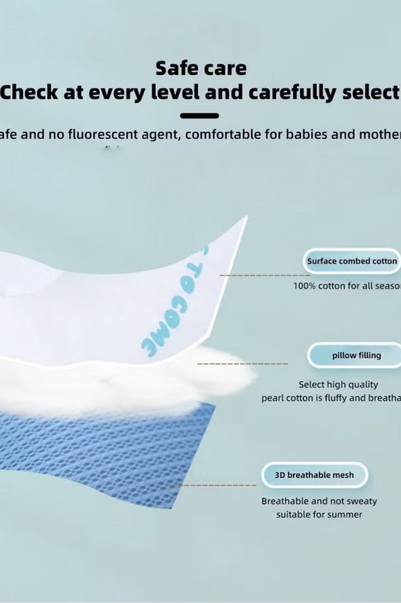 Baby Newborn Nursing Sleeping Pillow Anti-Startle Toddler Boys and Girls Comfortable Lightweight Shaping Pillows for Kids Infants Superhigh Quality  - Image 5