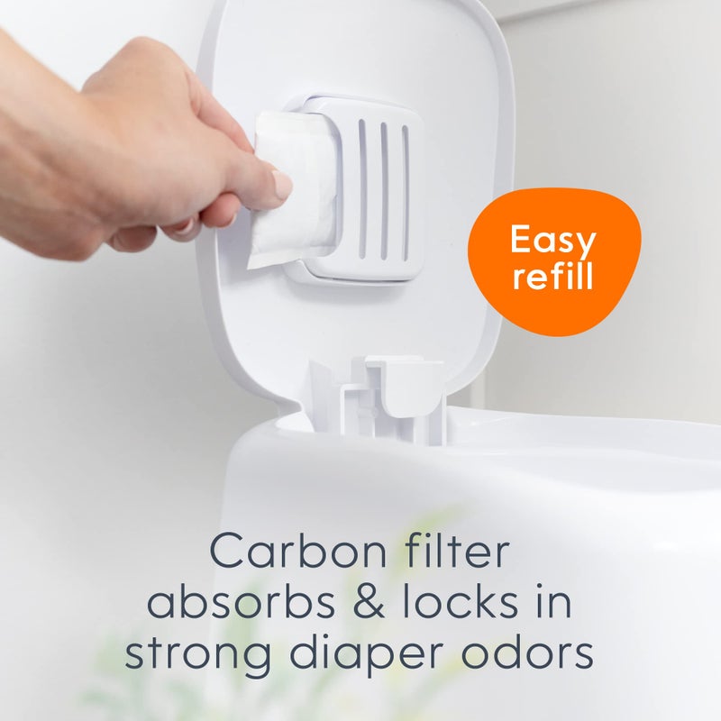 Diaper Genie Carbon Filter (4-Pack) | Diaper Pail Odor Eliminator & Deodorizer | Compatible with the Diaper Genie Complete and Expressions Pail - Image 3