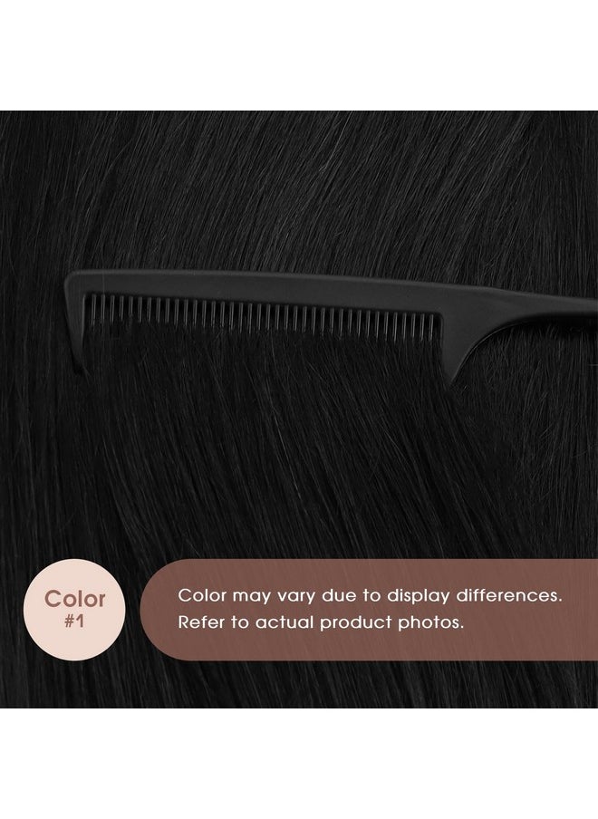 Sunny Hair Sunny Tape In Hair Extensions Black Tape In Hair Extensions Real Human Hair Black Remy Hair Extensions Tape In Human Hair Tape In Extensions Black Hair Extensions 50G 20Pcs 16Inch  - Image 4