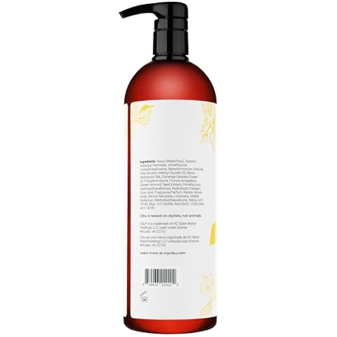cibu REPAIR + PROTECT CONDITIONER 30087 - RESTORES DAMAGED HAIR | PREVENTS BREAKAGE | SAFE FOR COLOR-TREATED LOCKS | LEAVES SMOOTH, LUXURIOUS FINISH | GENTLE DAILY USE WITH REFRESHING SCENT, 1 LITER - Image 3