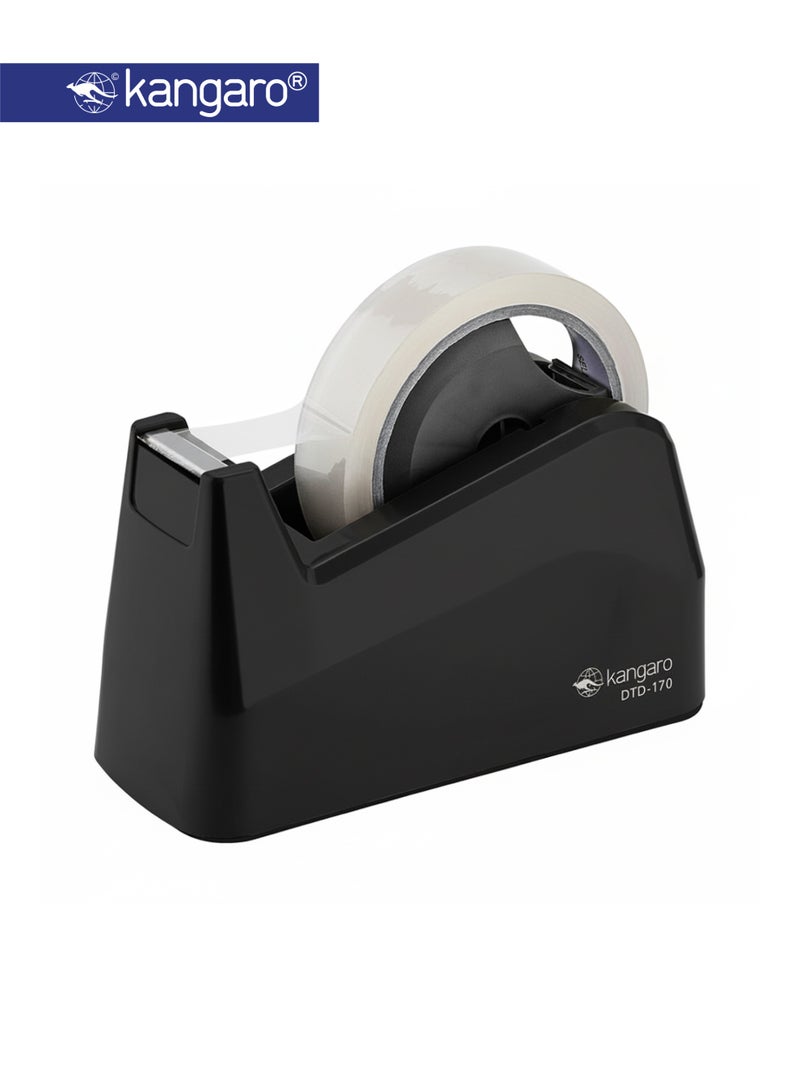 Kangaro Desktop Tape Dispenser with Anti-Skid Base, 18–24mm Tape Cutter - Image 1