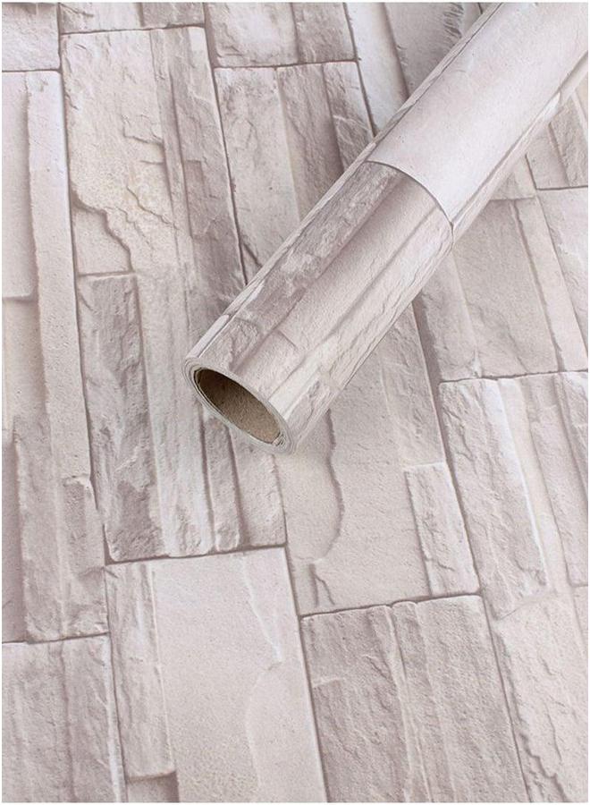 HOMESTAR Self-adhesive Wallpaper Storefront Imitation Brick Wall Stickers Background 60*300cm - Image 1