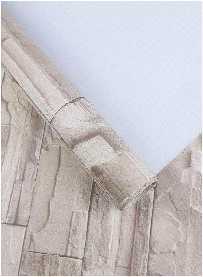 HOMESTAR Self-adhesive Wallpaper Storefront Imitation Brick Wall Stickers Background 60*300cm - Image 4