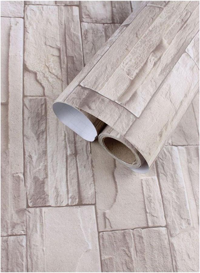 HOMESTAR Self-adhesive Wallpaper Storefront Imitation Brick Wall Stickers Background 60*300cm - Image 3