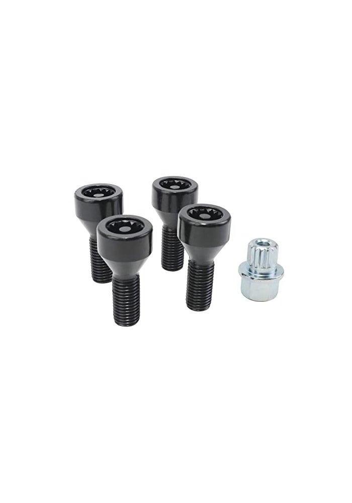 KGGMGUG Wheel Lock Set Lug Nuts Bolts M12 x 15mm Fits for BMW Z4 Z3 M6 M5 M3 650i 535i 528i 525i 335i 328i 330i Mini Cooper Replacement 36136786419 - Image 1