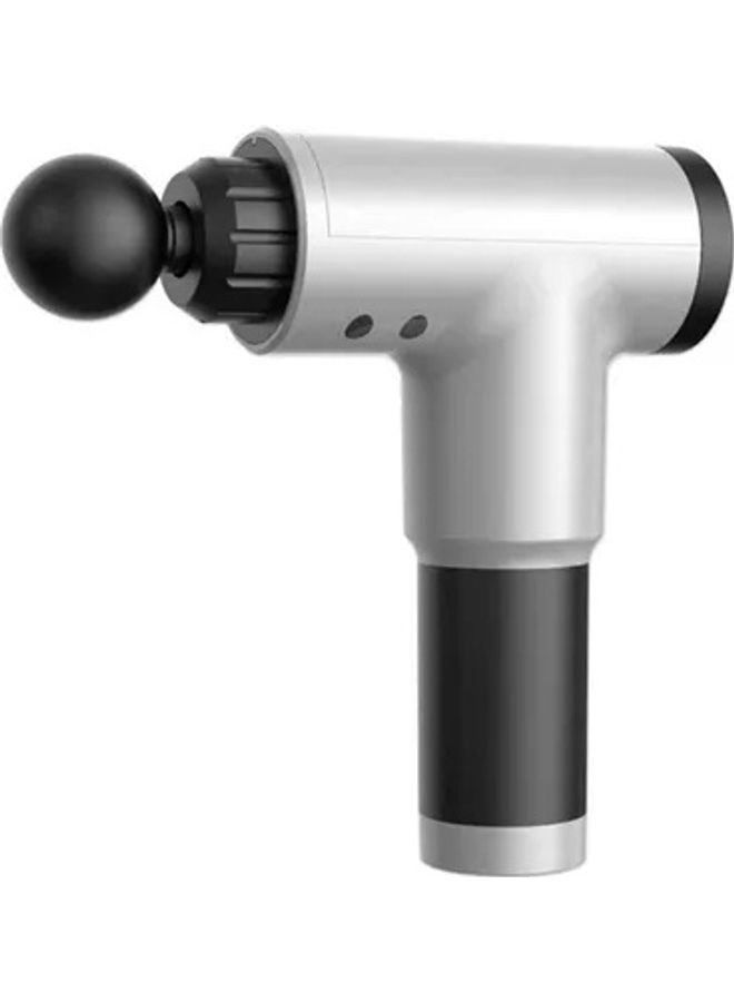 ACHAS Fascial Gun Muscle Massager With Accessories Sliver - Image 2